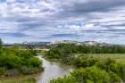 The Tongue River in the Custer National Forest, Montana, USA. Art Print